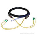 Waterproof Fiber Optic Patch Cord FC / APC Multicore for CA